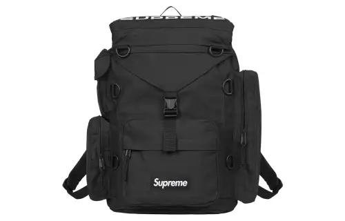 Supreme Nylon Backpack Unisex Black