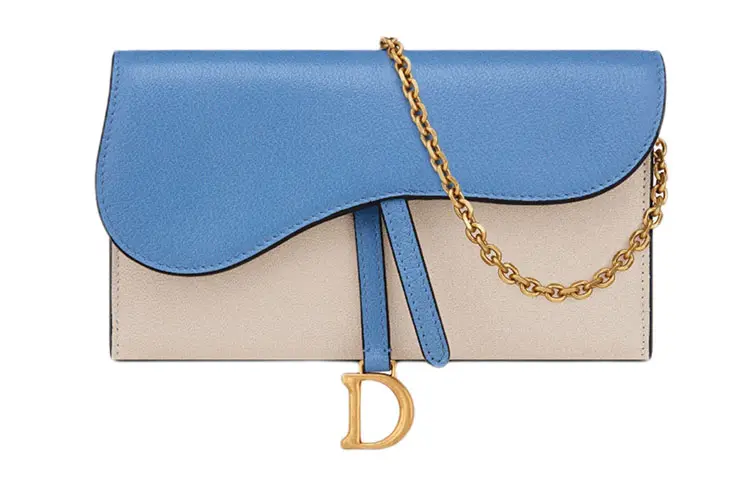 DIOR Saddle Sheepskin Saddle Bag, Chain Wallet, Handbag, Shoulder Bag, Crossbody Bag Women's