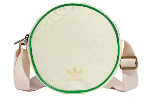 Adidas Originals Jacquard Recycled Material Round Shaped Bag, Shoulder Bag, Crossbody Bag Regular Women's