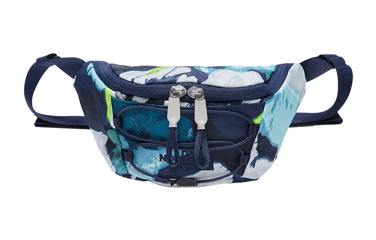 THE NORTH FACE 2.2L One Shoulder Crossbody Fanny Pack Outdoor Bag Fabric Blue Unisex