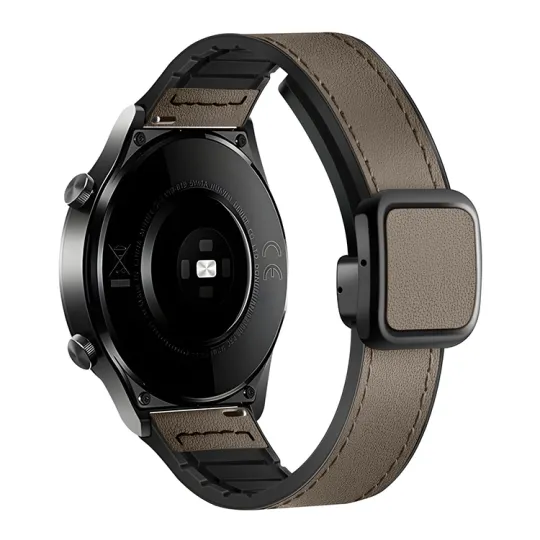 Akkerds Strap Huawei Xiaomi Compatibility Genuine Leather Material 46 Watch Dial