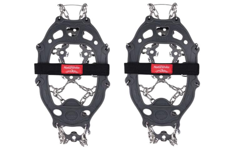 NATUREHIKE Explore Outdoor 19 Tooth Crampons Ice Climbing Equipment Steel