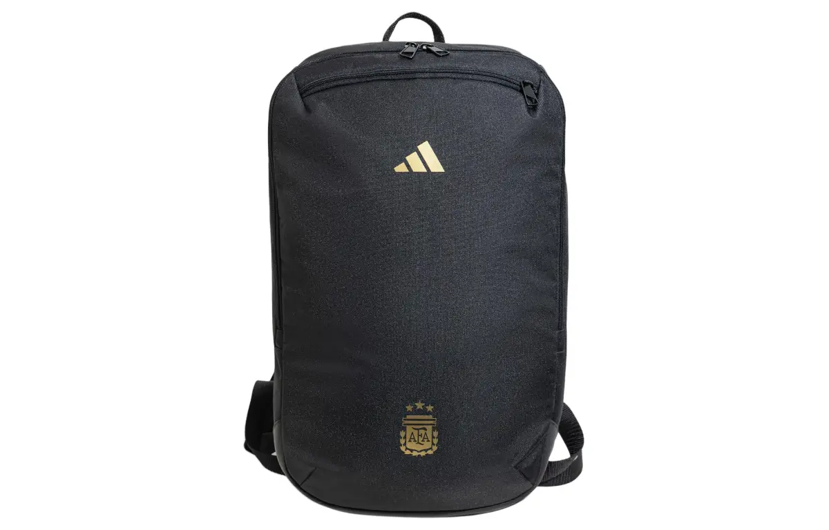 Adidas Polyester Backpack Medium Unisex Black & Deep Football Gold