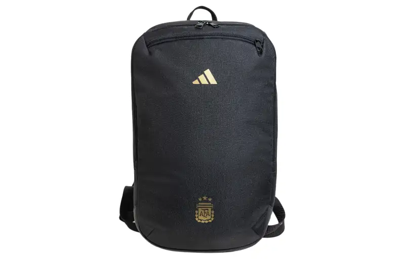 Adidas Polyester Backpack Medium Unisex Black & Deep Football Gold