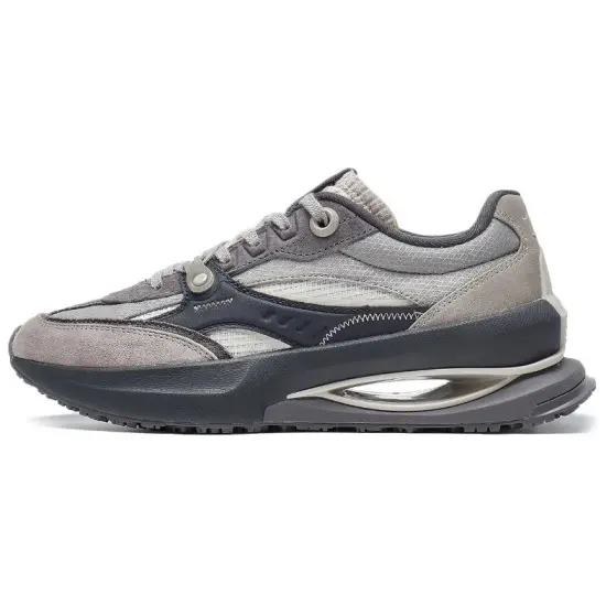 LINING 92 Shadow Casual Shoes Women's Low-Top Black Gray Color