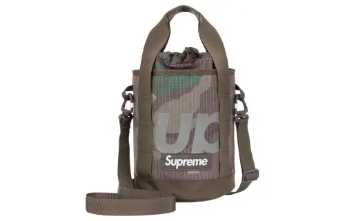 Supreme Polyester Shoulder Bag Regular Unisex Woodland Camouflage