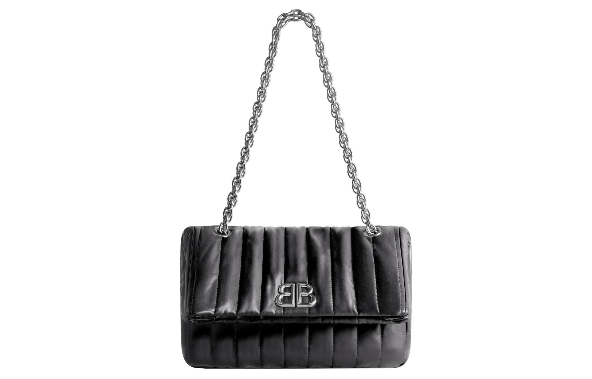 Женская сумка Balenciaga Monaco (черная)