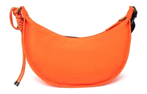 Li Ning Sports Life Collection Fabric With Nylon Handbag, Shoulder Bag, Crossbody Bag Regular Unisex Vibrant Orange