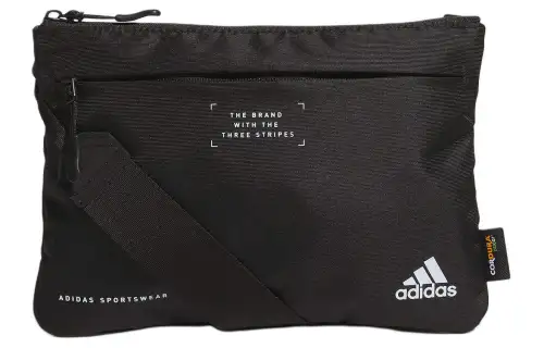 Adidas Nylon Crossbody Bag, Shoulder Bag Unisex Black