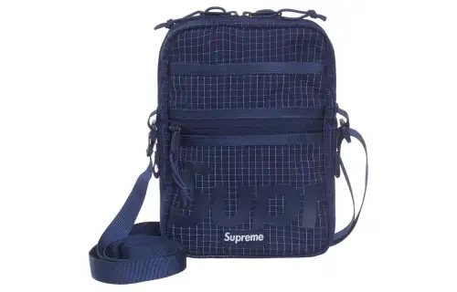 Supreme Polyester Shoulder Bag Regular Unisex Marine Blue