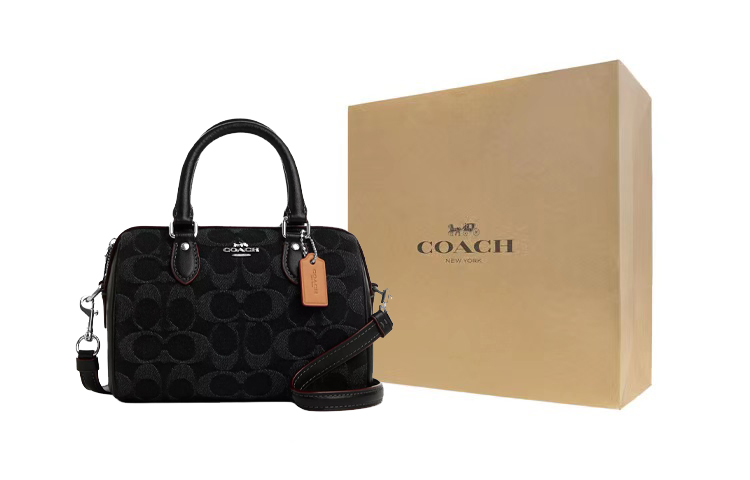 Женская сумка COACH Rowan 18 (черная)