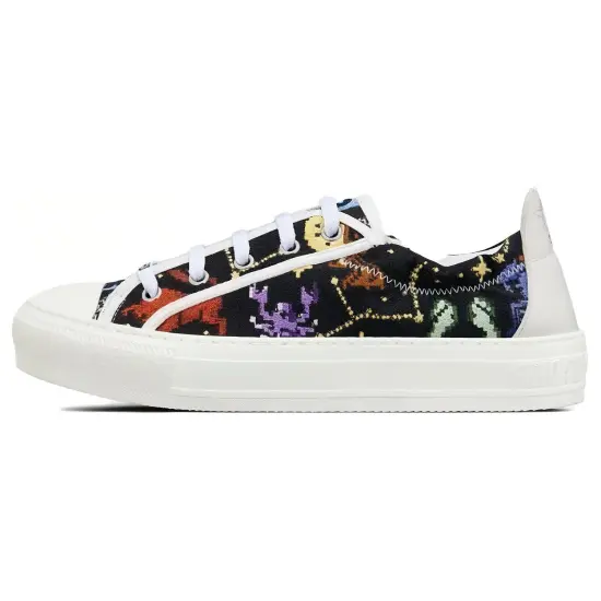 Walk'n'DIOR Skateboard Shoes Women's Low-Top Black