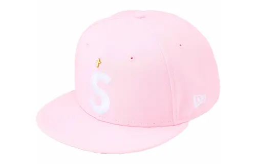 Supreme Gold Cross S Logo New Era Fitted Hat