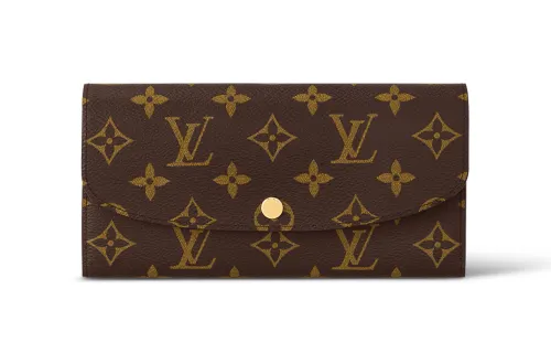 LOUIS VUITTON Emilie Wallet Monogram Fuchsia