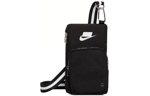 Nike Polyamide Crossbody Bag, Shoulder Bag Unisex Black