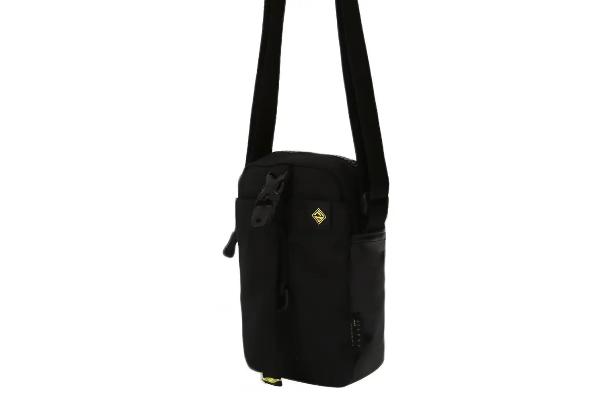 Converse Polyamide With Polyester Small Square Bag Shoulder Bag, Crossbody Bag Regular Unisex Black