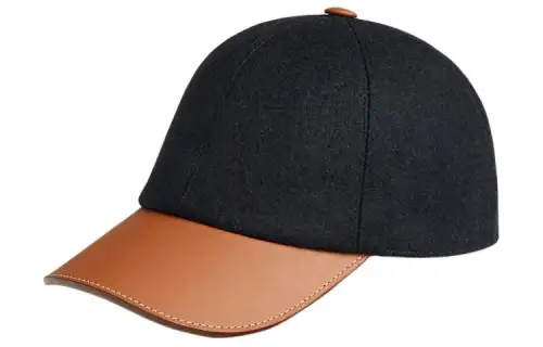 HERMES Wool Baseball Caps Men's Multicolor