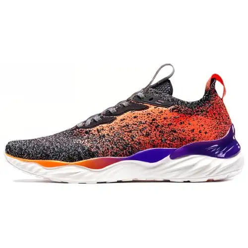 Xtep Hydrogen Wind·Xtep Cloud Breathable One-piece Knitted Sock Covers Shock Absorbing Waterproof Lightweight Low-top Sports Shoes Men's Black Orange
