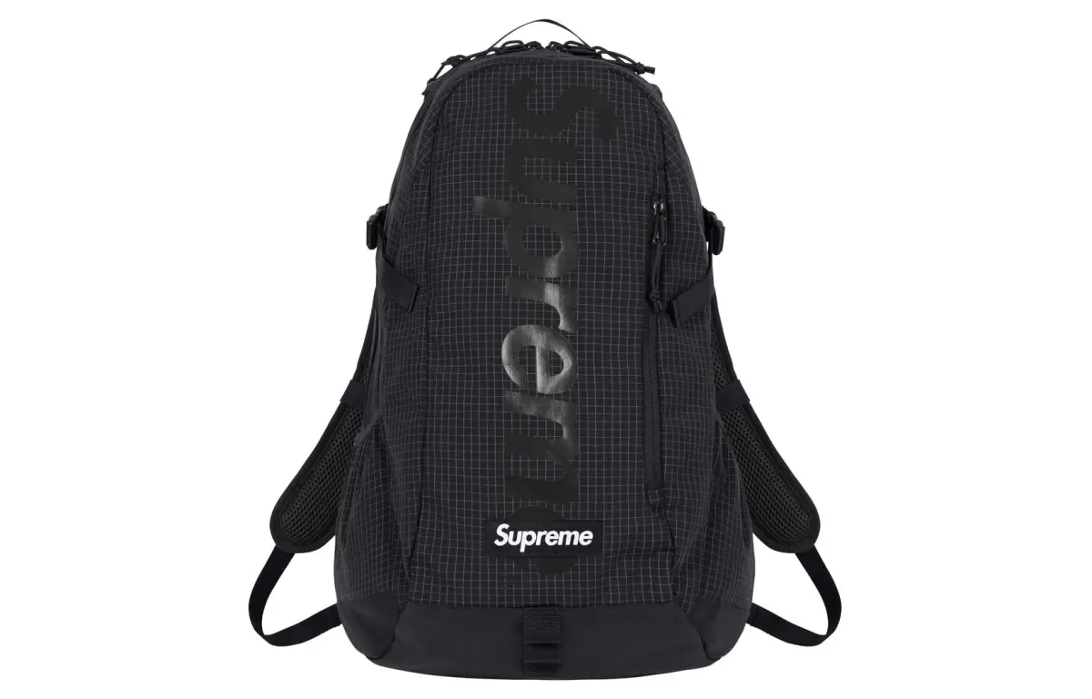 Supreme 500D Cordura Nylon Backpack Regular Unisex Black