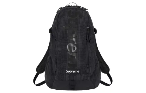 Supreme 500D Cordura Nylon Backpack Regular Unisex Black