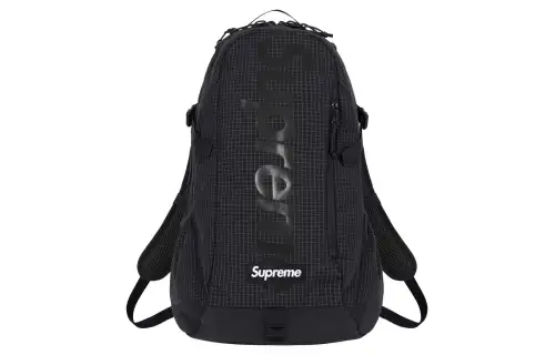 Supreme 500D Cordura Nylon Backpack Regular Unisex Black
