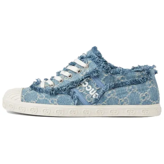 GUCCI Women's GG Sneaker 'Light Blue Denim'