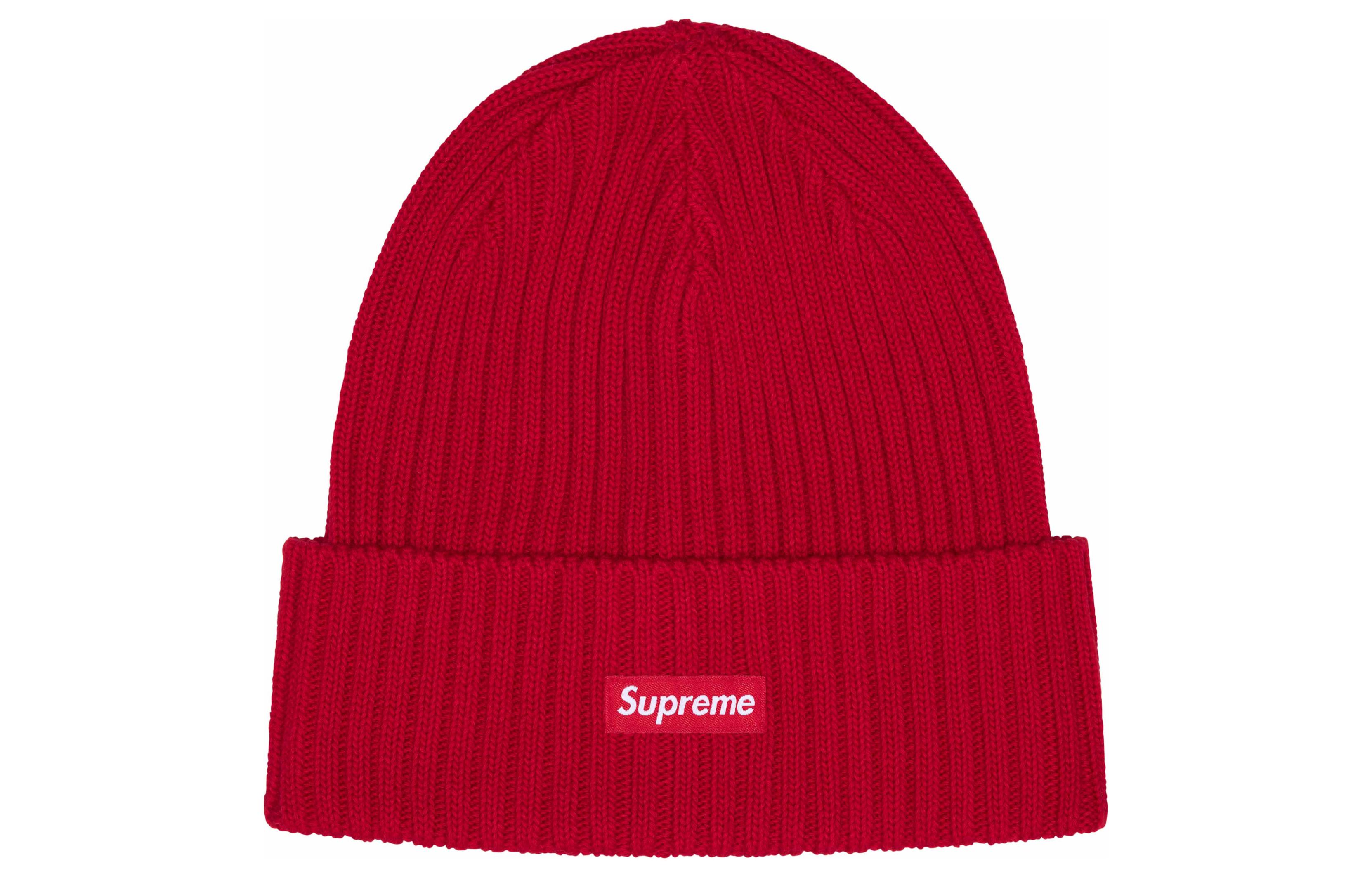 Шапка Supreme Overdyed Beanie (красная)