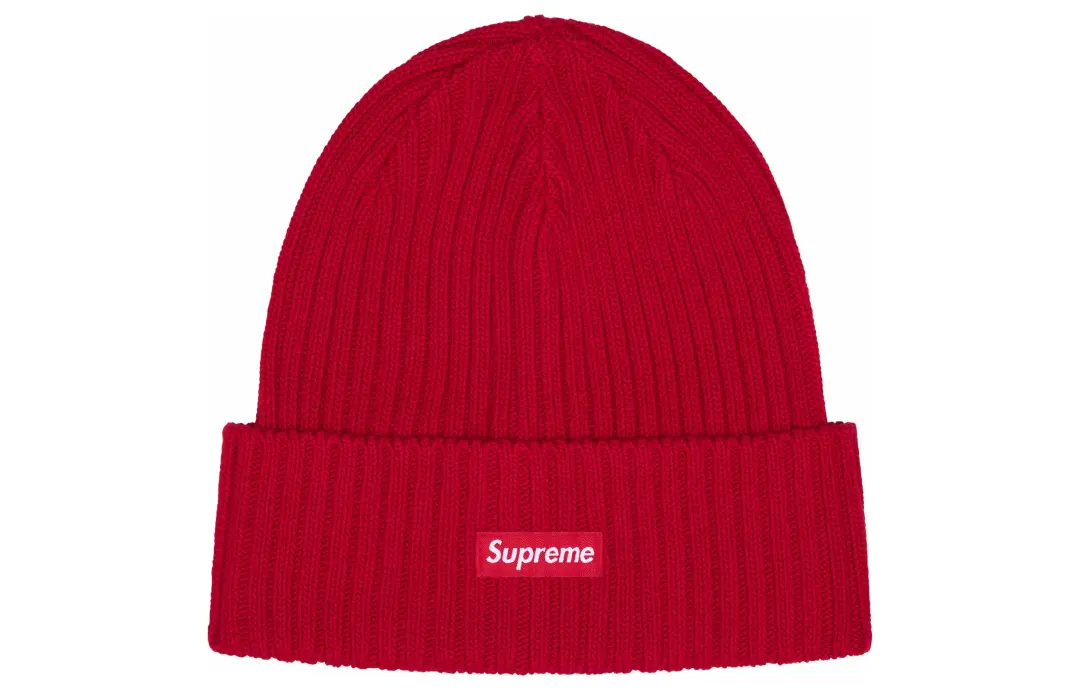 Supreme 100% Cotton Beanies Unisex Red