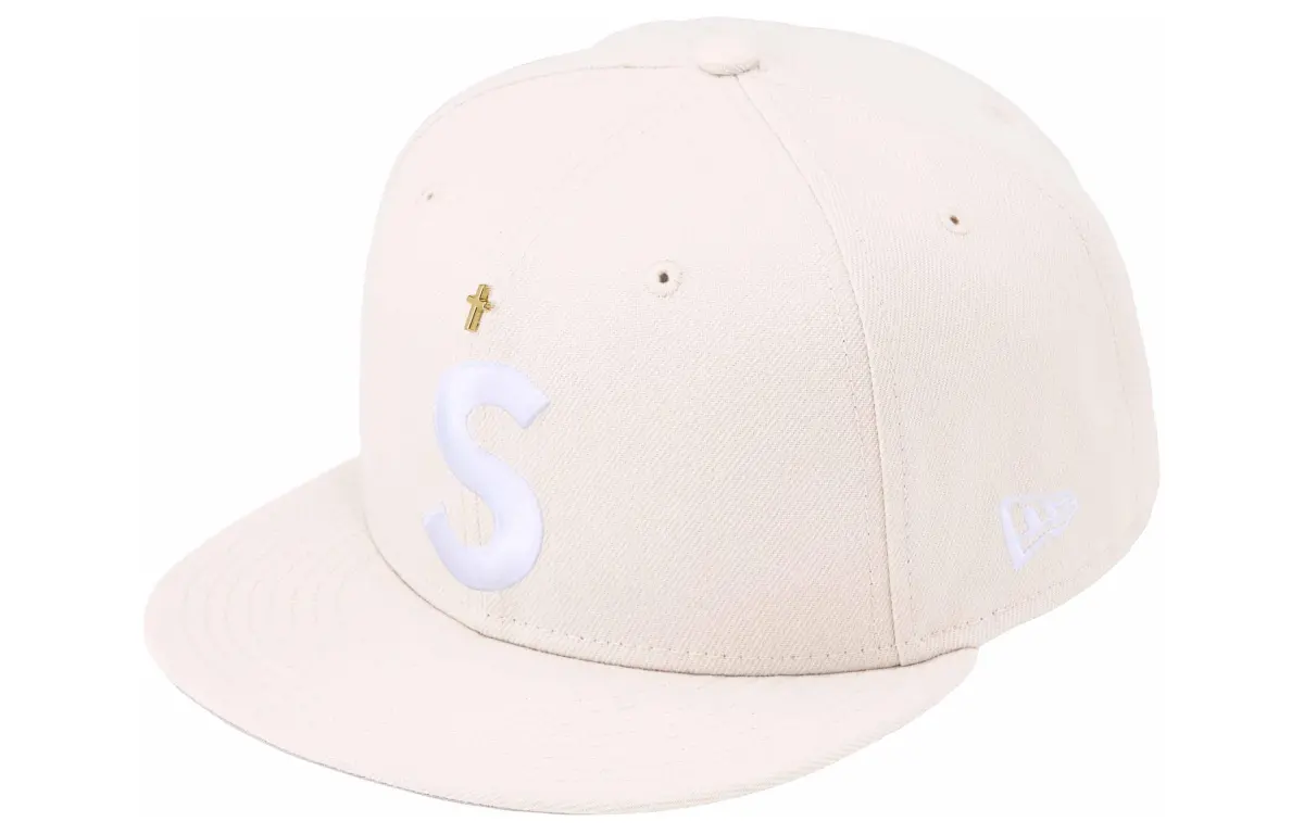 Supreme x New Era Baseball Caps Unisex Ecru