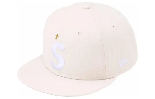 Supreme x New Era Baseball Caps Unisex Ecru