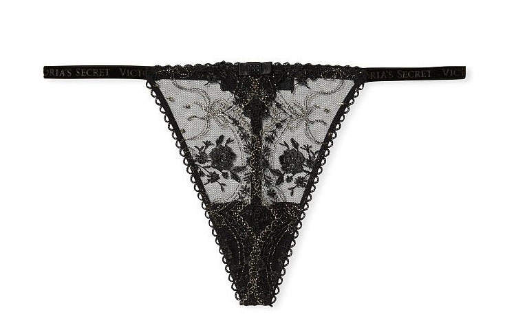 Женские трусы Victoria's Secret Тонкие (черные)