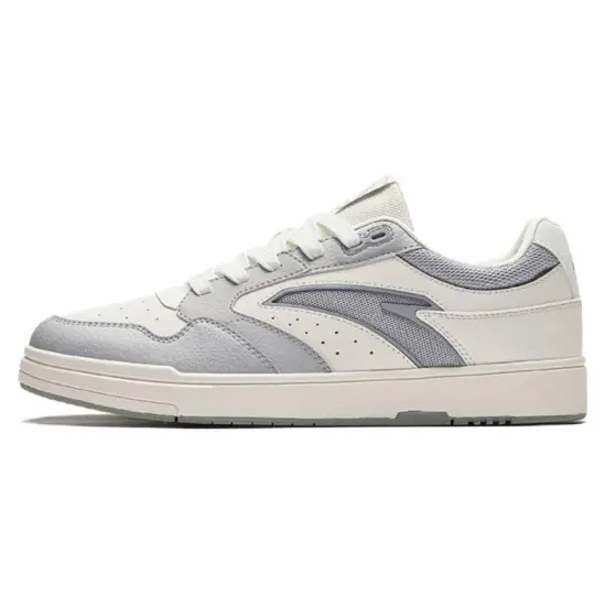 ANTA Street Play Series Skateboard Shoes Men Low-Top Ash Beige