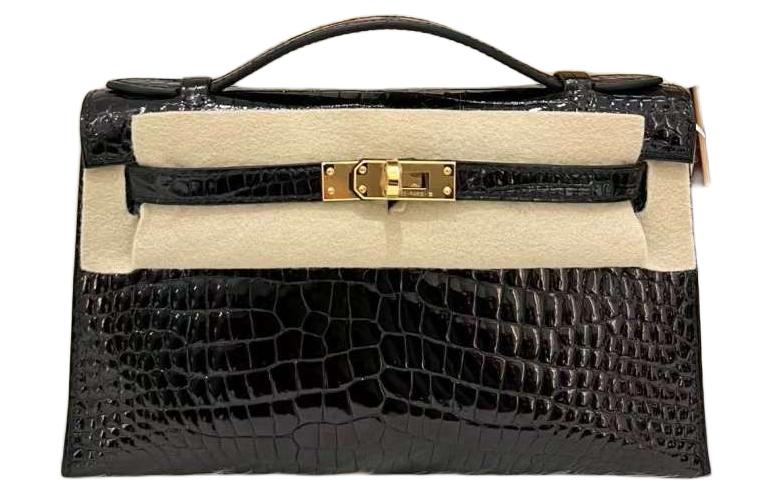Женская сумка Hermes Mini Kelly (черная)