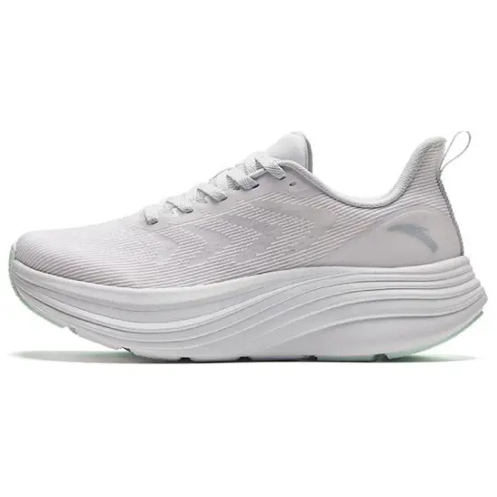 ANTA Running Shoes Women's Low-Top White Gray/Green