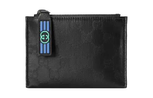 GUCCI Canvas Card Holder Men's Black