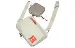 Under Armour Under Armour Polyester Shoulder Bag, Crossbody Bag Small Unisex Pink Silt Gray