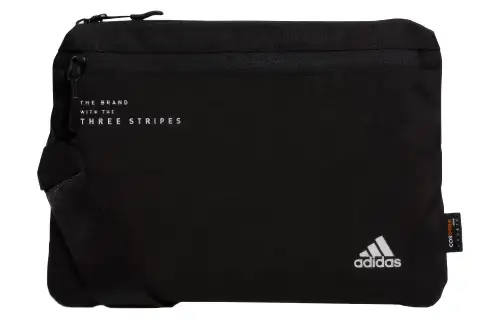 Adidas Minimalist Style Polyester Crossbody Bag Regular Unisex Pure Black