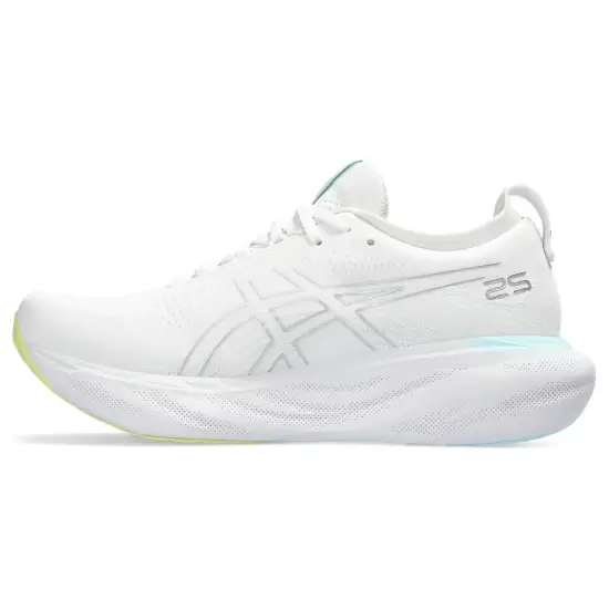 Asics Women's Gel Nimbus 25 'White Soothing Sea'