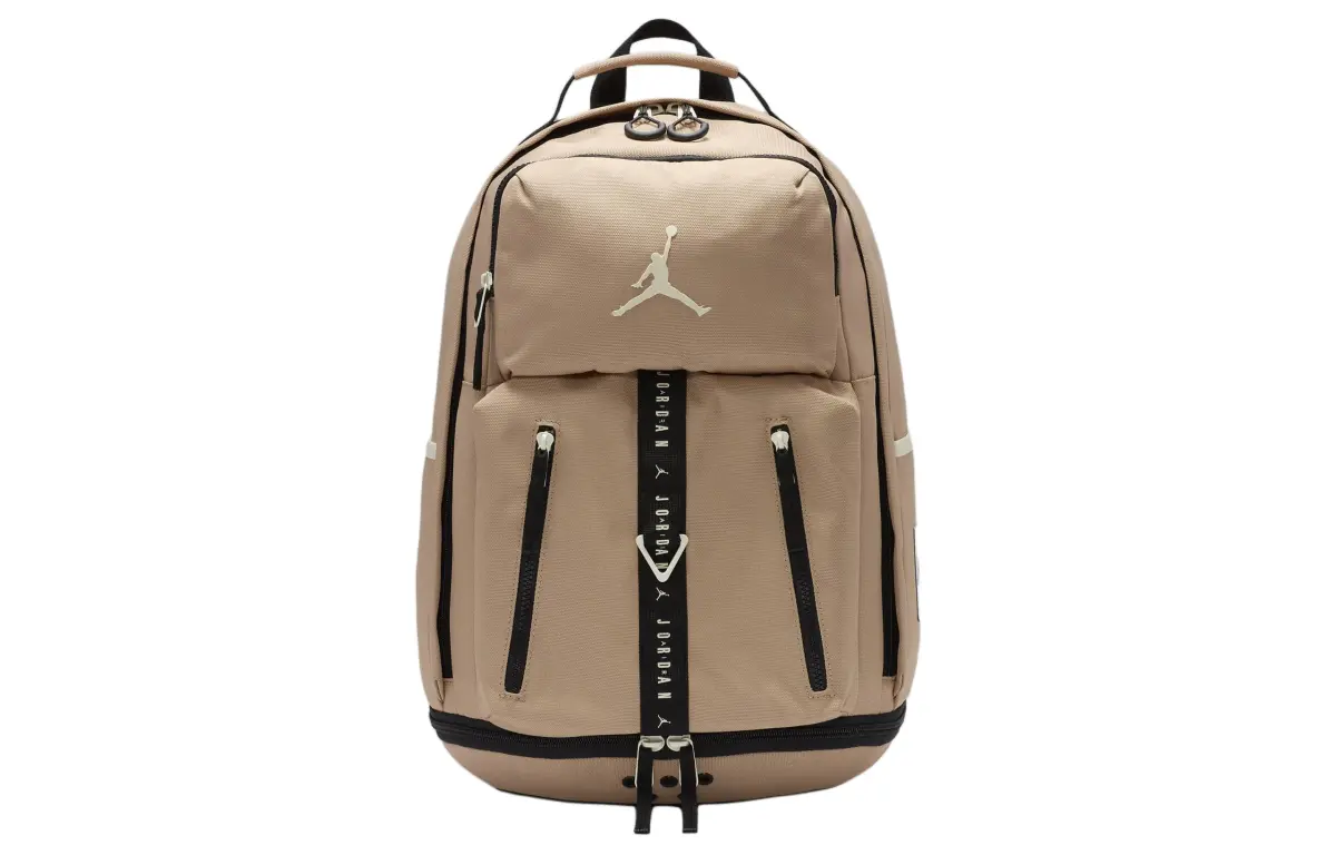 Jordan Polyester Backpack Unisex Medium Brown