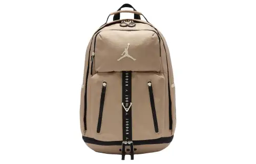 Jordan Polyester Backpack Unisex Medium Brown