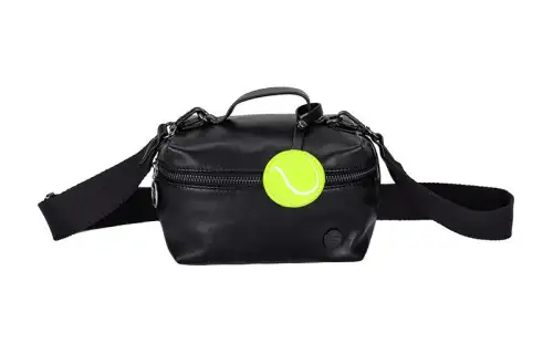 Anta Life Collection Polyurethane Shoulder Bag, Crossbody Bag, Sling Bag Regular Women's Basic Black
