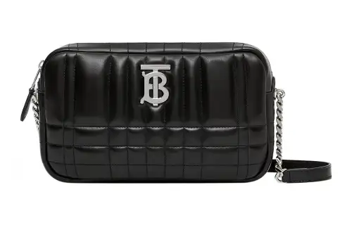 Burberry Lola Bag Lambskin Camera Bag, Crossbody Bag, Shoulder Bag Women's Black