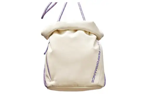 Skechers Fabric Storage Bag, Crossbody Bag, Shoulder Bag Small Unisex Light Sand Yellow