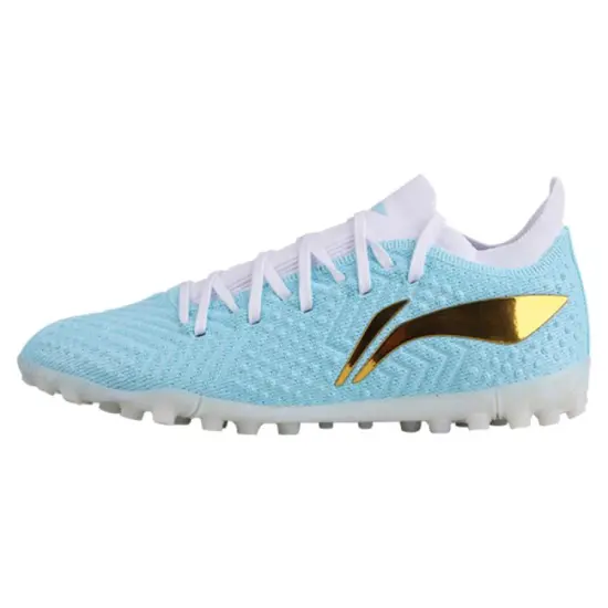 LINING Soccer Shoes Men Low-Top Light Smoked Blue