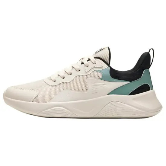 Anta Cushioning Anti-Slip And Wear-Resistant Low-Top Running Shoes Men's White Blue