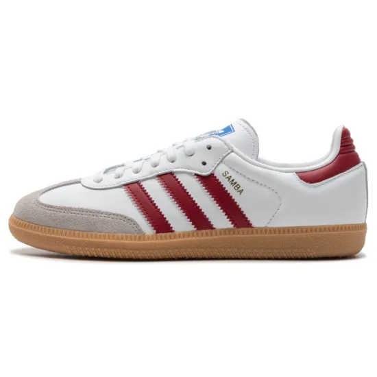 Adidas Samba OG White Burgundy Gum