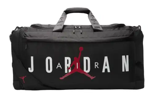 Jordan Polyester Handbag, Shoulder Bag, Crossbody Bag, Travel Bag Regular Unisex Black