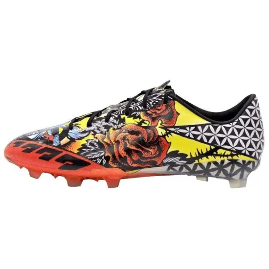 Adidas Adizero Soccer Shoes Men Low-Top Black Orange