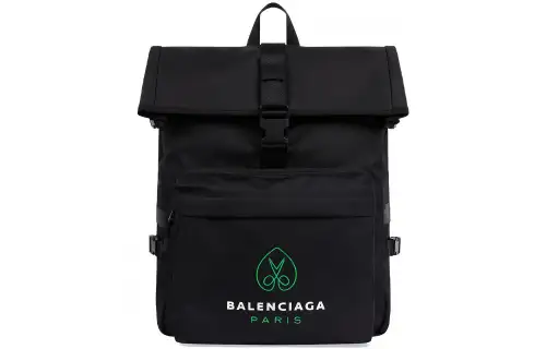 Balenciaga Canvas Messenger Bag Backpack Men's Black