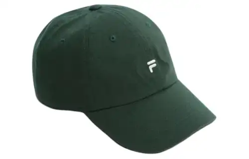 FILA Cotton Baseball Caps Unisex Green